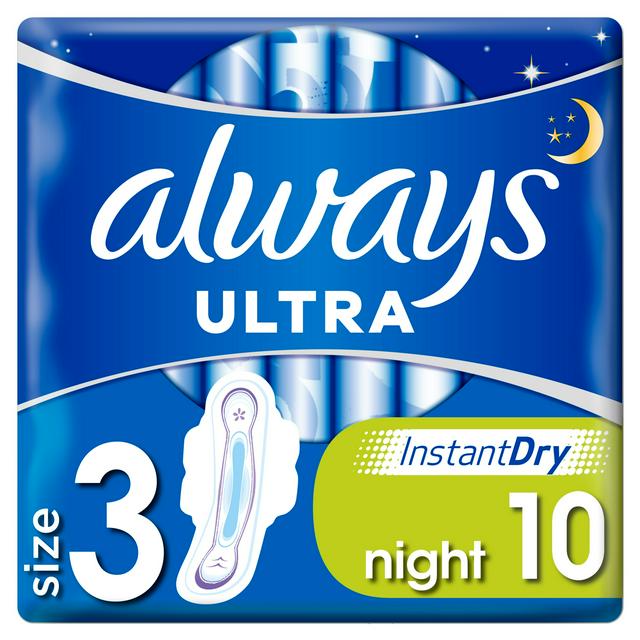 Always Ultra Night Towel X10 